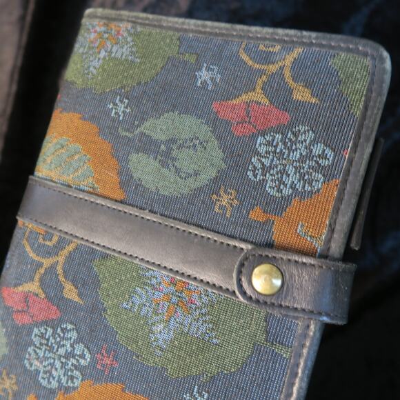 Vintage Leather Trim Day-Timer Planner Seddon Ryan Wylde boho READ Witch Nature - Picture 1 of 12